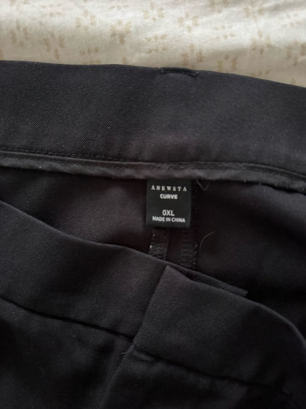 Anewsta Curve Black Wide Leg Trouser